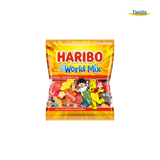 WORLD MIX HARIBO SACHET GM 120 G /30