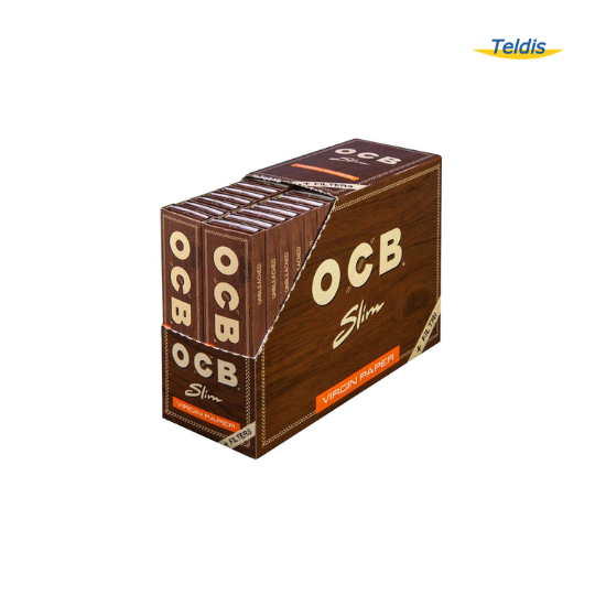 OCB SLIM VIRGIN (NON BLANCHI) + FILTRE 32 CAHIERS/24