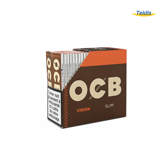OCB SLIM VIRGIN (NON BLANCHI) BOITE DE 50