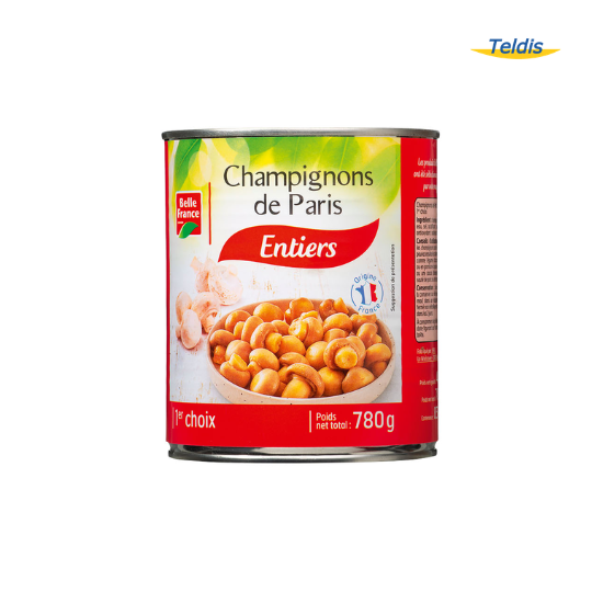 CHAMPIGNONS ENTIERS 1ER CHOIX 4/4 BF/6