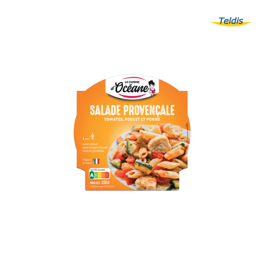 SALADE PROVENCALE AU POULET PET 220G CUIS. OCEANE X7
