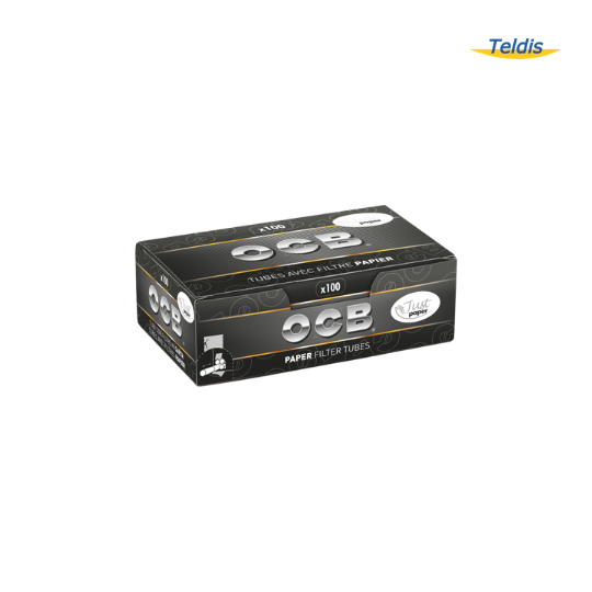 TUBE OCB JUST PAPER X100 LOT 5 BOITES (DONT TAXE AL. 0.71€) /20