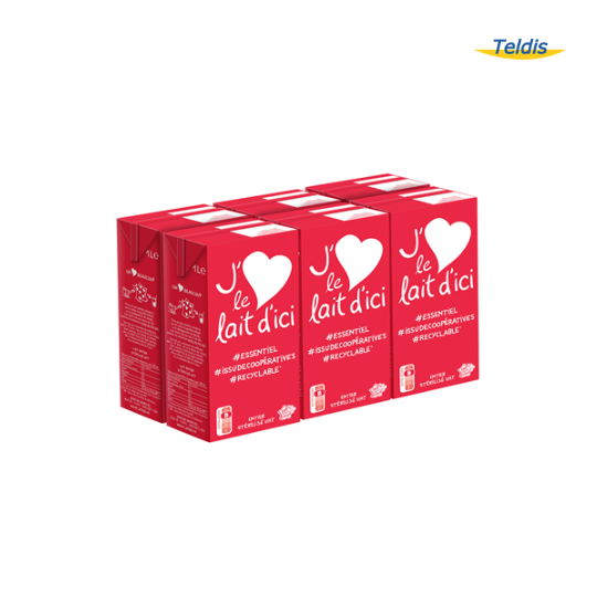 LAIT ENTIER BRIK 1L X 6