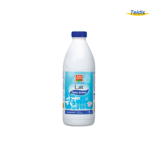 LAIT BOUTEILLE 1/2 ECREME 1L X 6/300