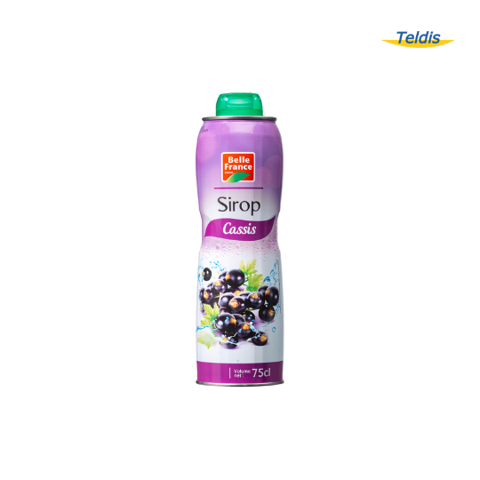 SIROP CASSIS BIDON 75 CL BF/6