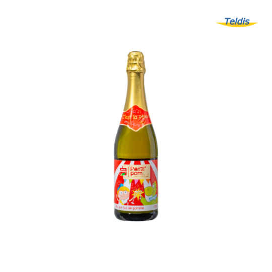 JUS DE POMME PETILLANT SS ALCOOL 75CL BF /6