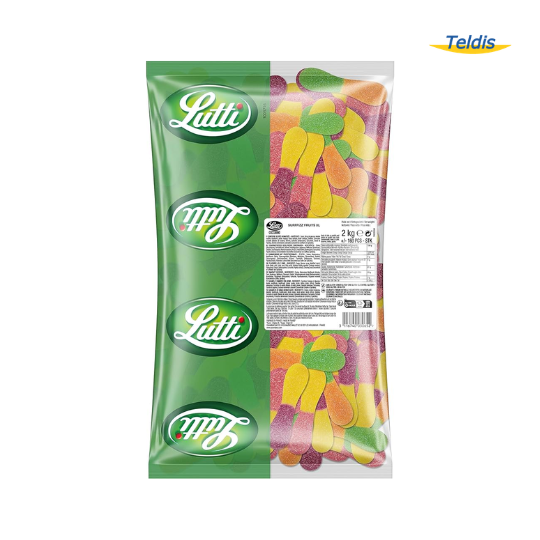 LANGUES FRUITS XL SURFIZZ 2 KG LUTTI (ENV. 160PCS)/ 6