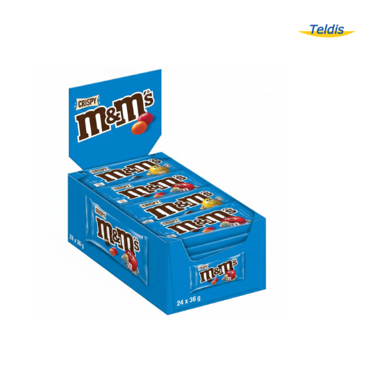 M&MS CRISPY SACHET 36G / 24