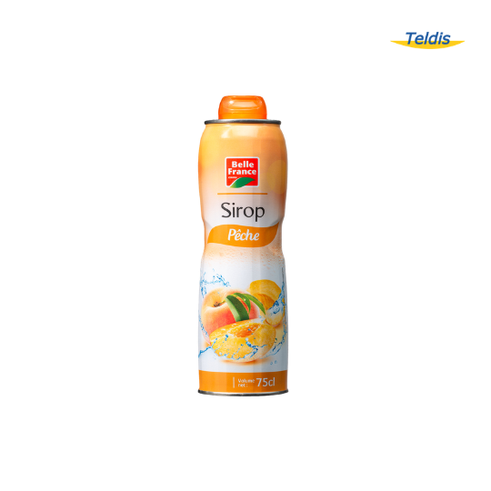 SIROP PÊCHE BIDON 75 CL BF /6