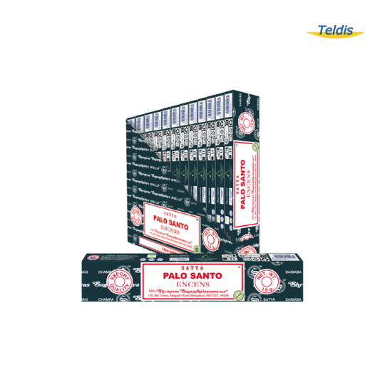 BOITE PRES. BATONNETS ENCENS PALO SANTO SATYA X12