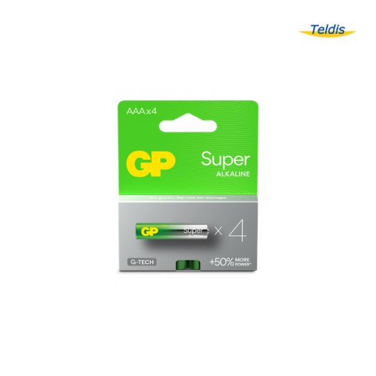 PILE GP AAA/LR03 SUPER ALKALINE BLISTER X 4 /10