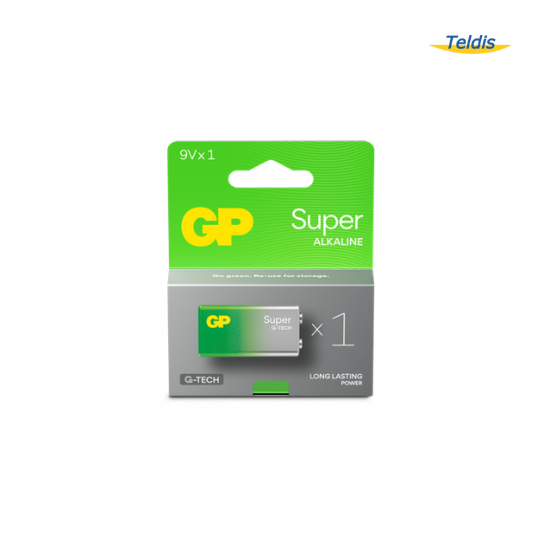 PILE GP 9V/6LR61 SUPER ALKALINE BLISTER X 1 /10 °