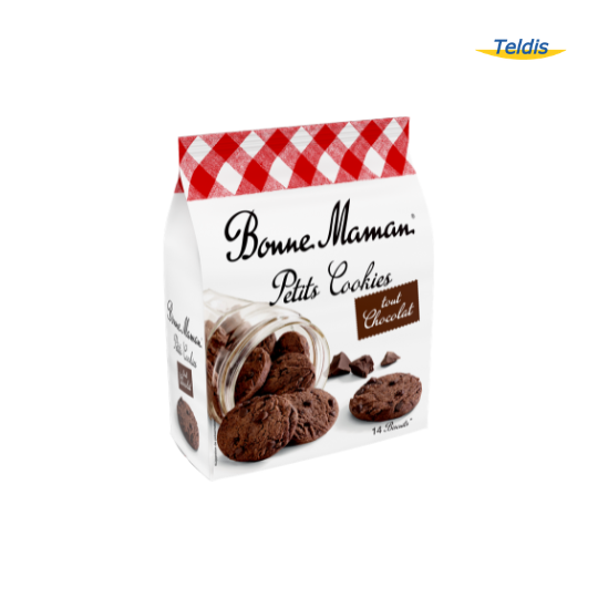 PETITS COOKIES TOUT CHOCOLAT 150GR BONNE MAMAN /12