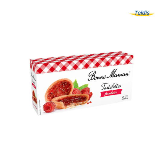 TARTELETTES BONNE MAMAN FRAMBOISES 135 G/12