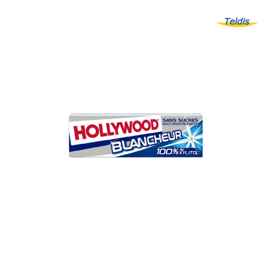 HOLLYWOOD DRAGEE S/S XYLITOL BLANCHEUR MENTHE FORTE X20