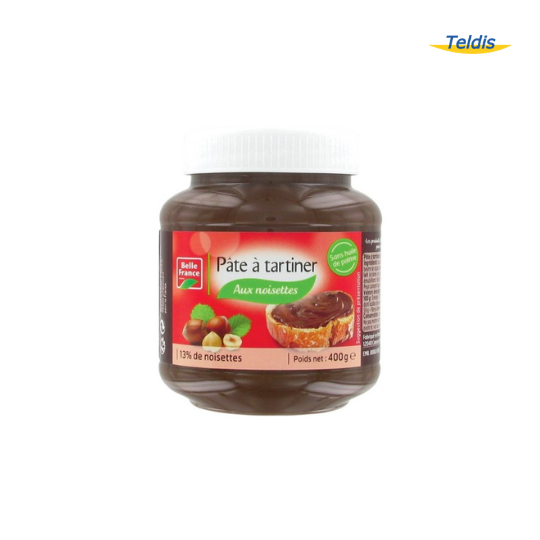 PATE A TARTINER NOISETTES SS HUILE PALME BF 400G /12