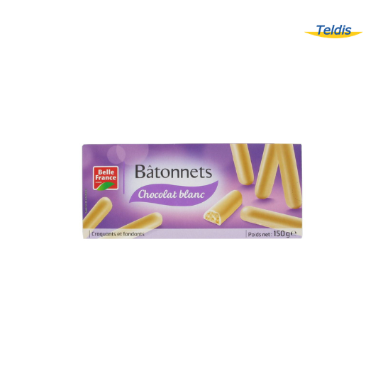 BATONNET CHOCO BLANC ETUI BF 150G/12