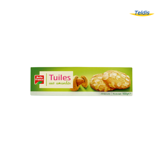 TUILES AMANDES 100G BF/12