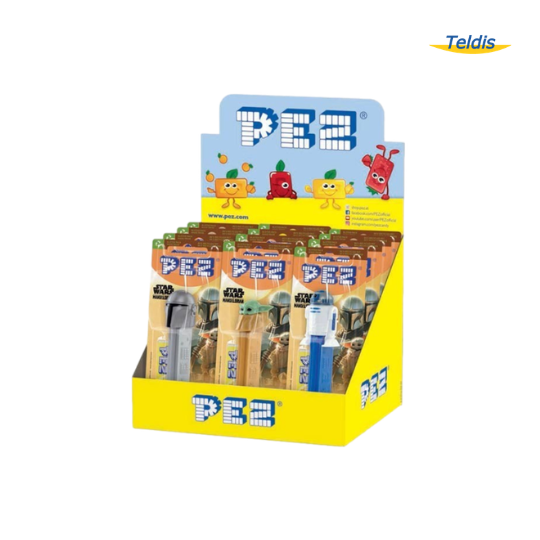 PEZ 1 DISTRIB STAR WARS THE MANDALORIAN +1 RECH X12 /6