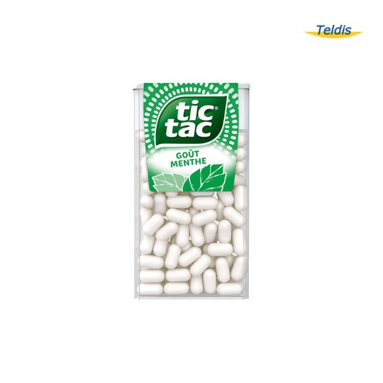 TIC TAC 100 MENTHE BLANCHE X24