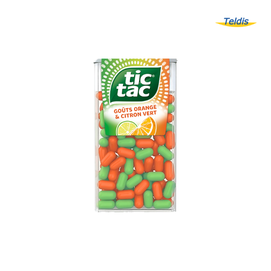 TIC TAC 100  DUO ORANGE CITRON VERT X24