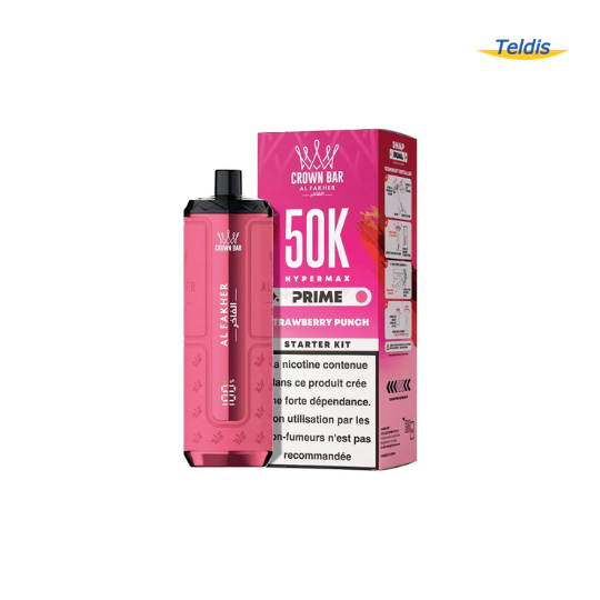 AL FAKHER 50K HYPERMAX PRIME STRAWBERRY PUNCH 2% X5