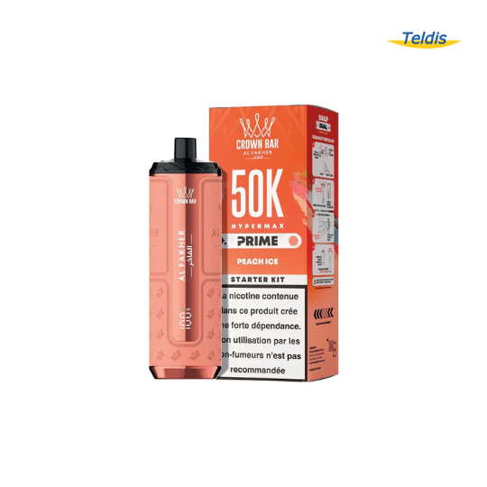 AL FAKHER 50K HYPERMAX PRIME PEACH ICE 2% X5