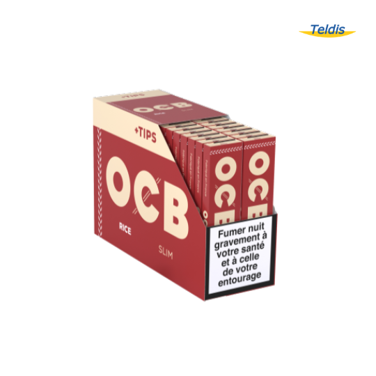 OCB RICE SLIM + FILTRE 32 CAHIERS /24