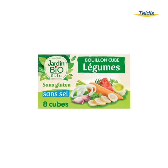 BOUILLON LEGUMES SS SEL JARDIN BIO X 8 CUBES /12