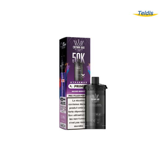 RECHARGE PODS AL FAKHER 50K HYPERMAX PRIME MIXED BERRY 6MG X5