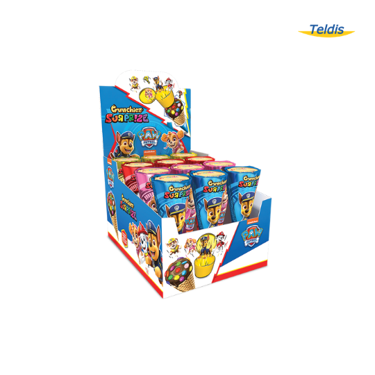 CÔNE SURPRISE PAW PATROL CRUNCHIEZ 25G X12 /8