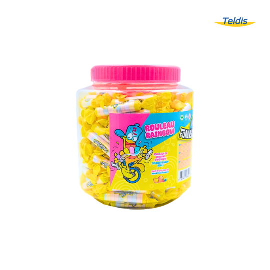ROULEAU RAINBOW FUNNY CANDY TUBO X200