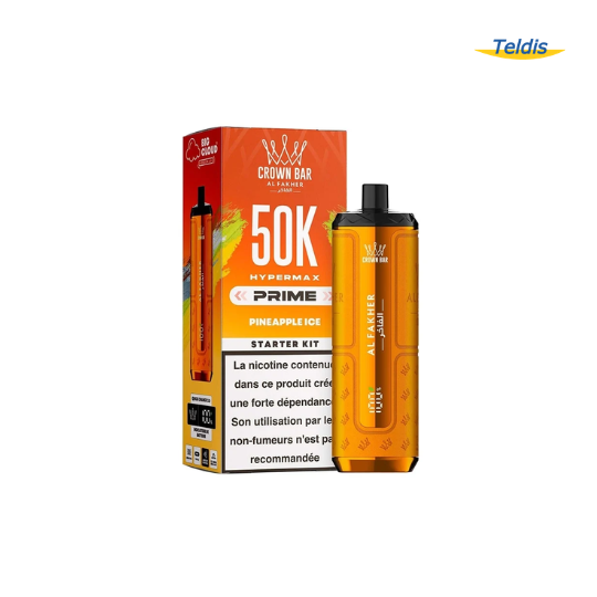 AL FAKHER 50K HYPERMAX PRIME PINEAPPLE ICE 6MG X5