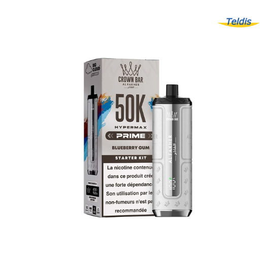 AL FAKHER 50K HYPERMAX PRIME BLUEBERRY GUM 6MG X5