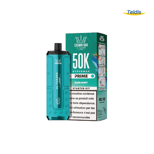 AL FAKHER KIT 50K HYPERMAX PRIME GUM MINT 6MG X5