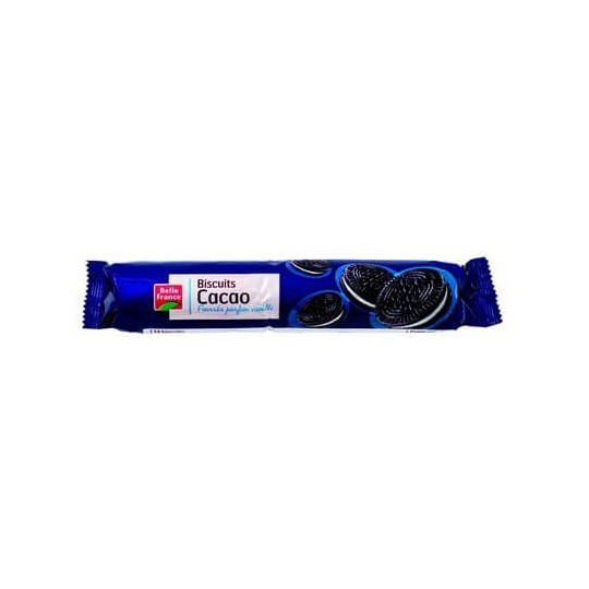 BELLE FRANCE BISCUITS CACAO FOURRE VANILLE 154GR