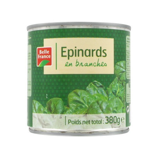 BELLE FRANCE ÉPINARDS BRANCHES 1/2