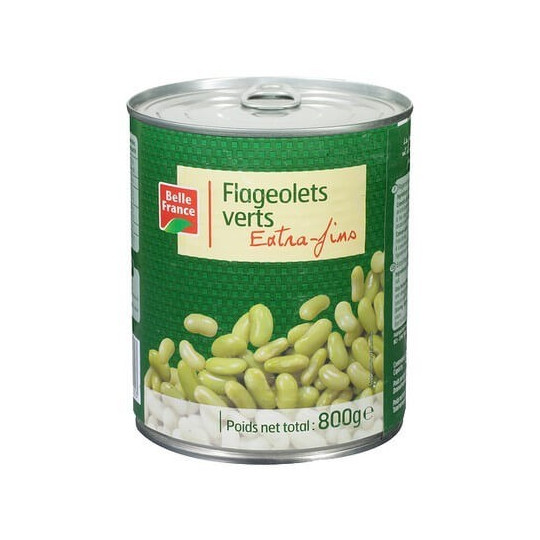 BELLE FRANCE FLAGEOLETS VERTS EXTRA FINS 4/4