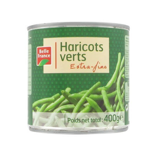 BELLE FRANCE HARICOT VERT EXTRA FIN 1/2