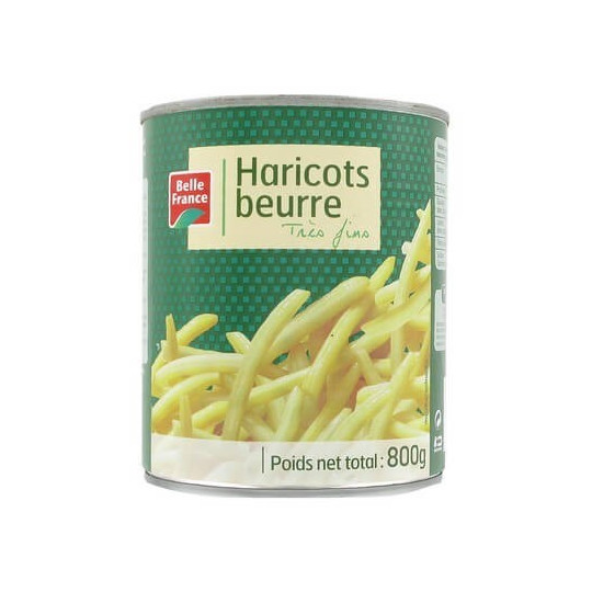 BELLE FRANCE HARICOTS BEURRE TRÈS FINS 4/4