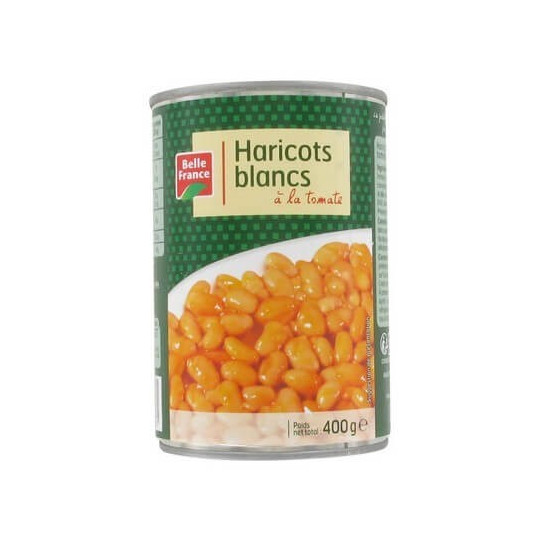 BELLE FRANCE HARICOTS TOMATE 1/2
