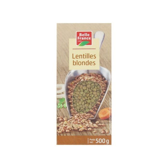 BELLE FRANCE LENTILLE BLONDE ETUI 500G