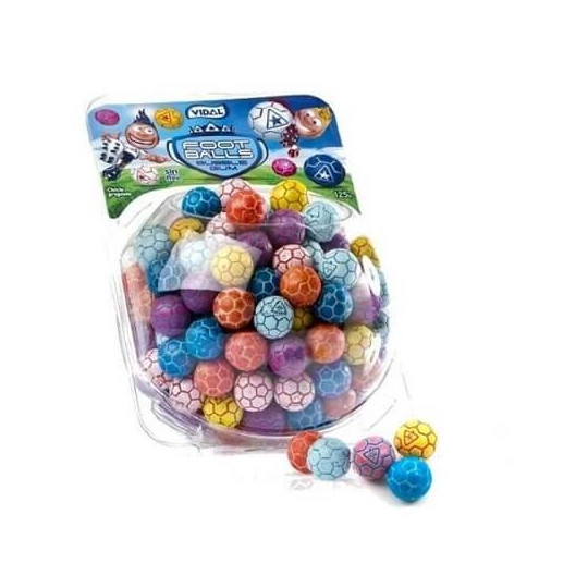 VIDAL BONBONNIÈRE FOOT BALLS BUBBLE GUM X 150