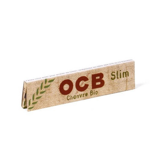 OCB SLIM CHANVRE BIO BOITE DE 50 CARNETS