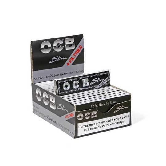 OCB SLIM PREMIUM + FILTRE 32 CAHIERS