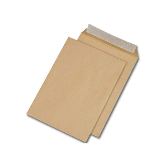 ENVELOPPES KRAFT X 10 UNIT. 229 X 324 AUTO ADH. /25