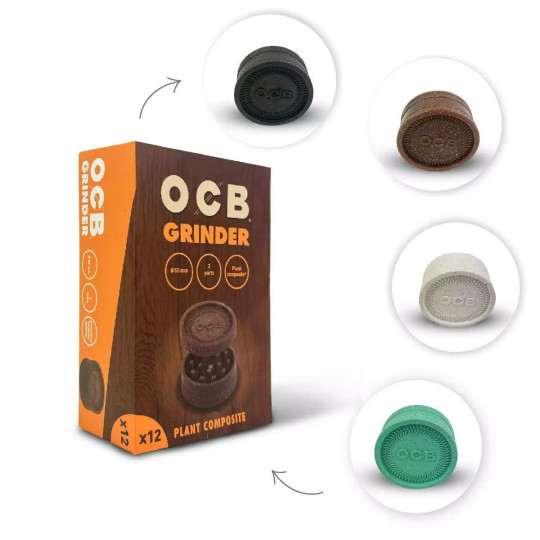 GRINDER OCB PLASTIQUE VEGETAL X 6 /10