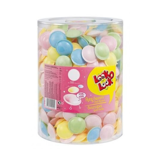 SOUCOUPES FRUITS CITRIQUES FUNNY CANDY TUBO 500/6