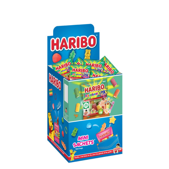 RAINBOW PIK MINI SACHET HARIBO 40GX30 /8 