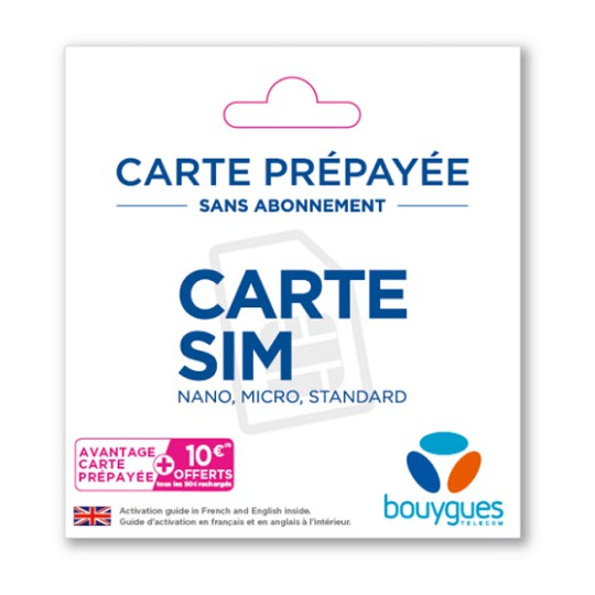 CARTE SIM BOUYGUES TRIO